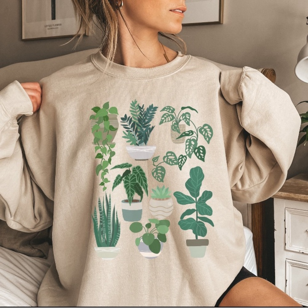 Gildan | plant lady crew neck sweatshirt